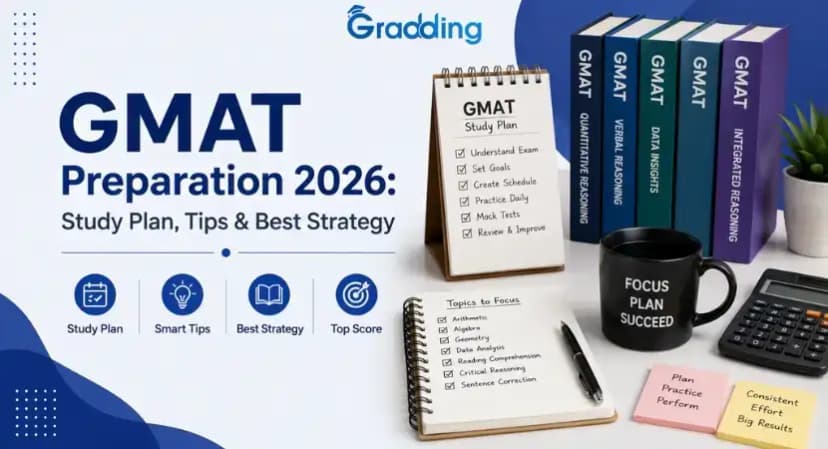 GMAT Preparation 2026: Study Plan, Tips & Best Strategy GMAT Preparation 2026: Complete Study Plan, Tips and Best Strategy