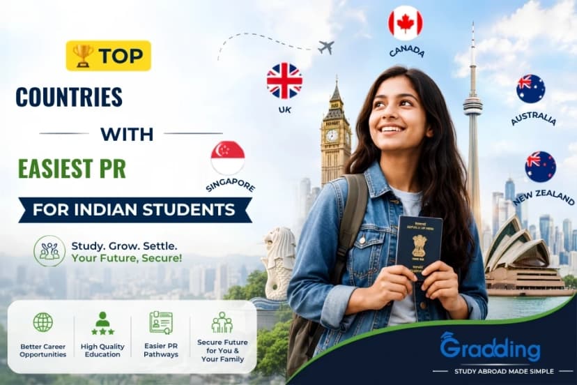 Which Country is Easiest for Indian Students to Get PR? Top Countries With Easiest PR for Indian Students