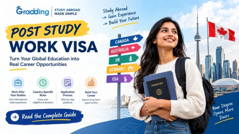 Post Study Work Visa 2027 Post Study Work Visa 2027: Country-Wise Guide for Indian Students