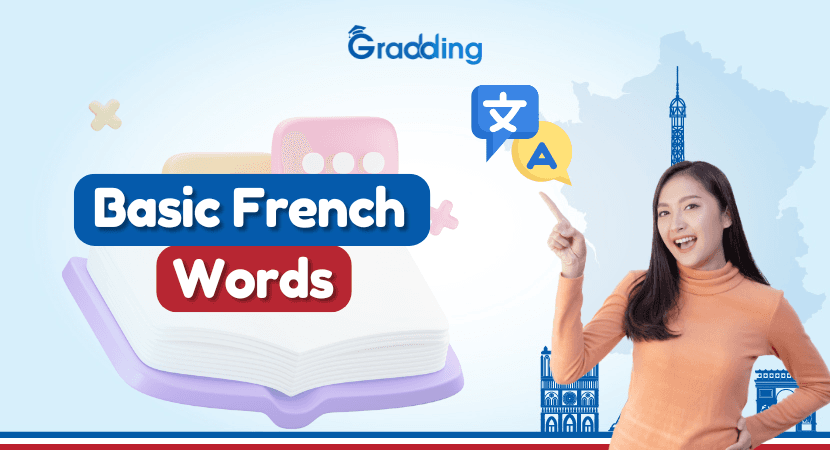 Explore French words with their meaning in English | Gradding.com