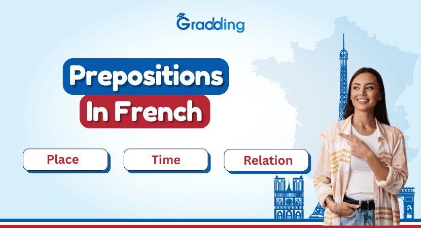 Learn what are Prepositions in French and their types with Gradding.com