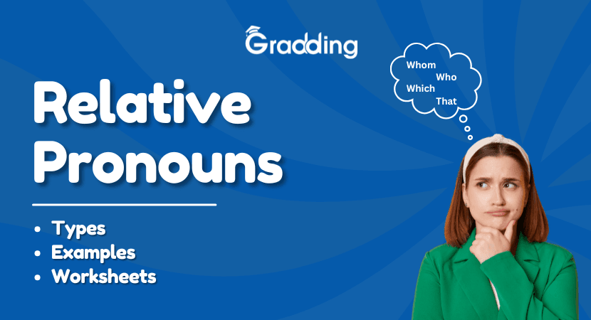 Learn relative pronoun with examples and practice worksheets| Gradding.com