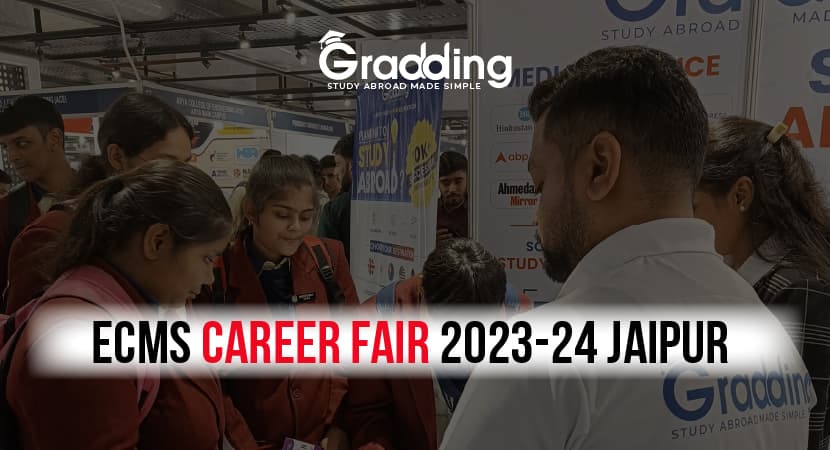 ECMS career fair 2023-2024 Jaipur Gradding at ECMS