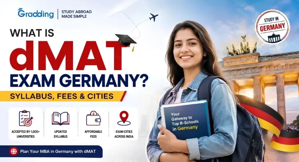 dMAT Exam Germany 2026, dMAT vs APS and application process Let us discover dMAT exam Germany, exam syllabus, fee and dates | Gradding.com