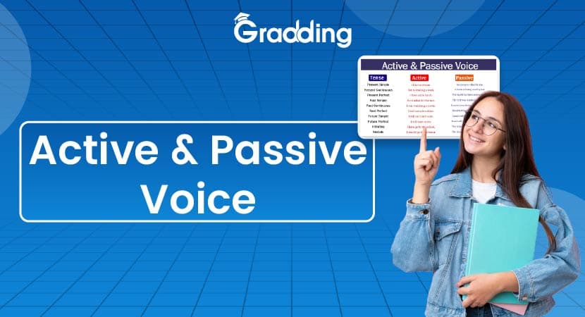 Active and Passive Voice Discover everything about what is active and passive voice with Gradding.com.