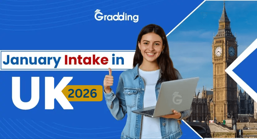 January Intake in UK A Complete Guide on January Intake in UK with Gradding.com