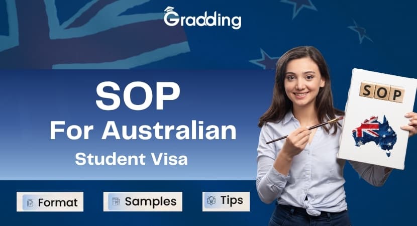 Explore Samples for SOP for Australia student visa with authentic sample SOP sample for Australia student visa, format & writing tips | Gradding.com