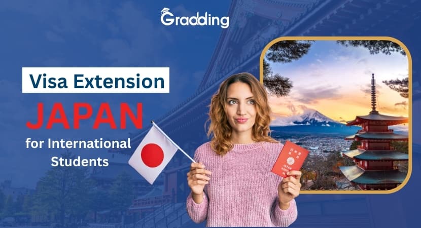 Visa Extension Japan for International Students International student applying for visa extension in Japan|Gradding.com