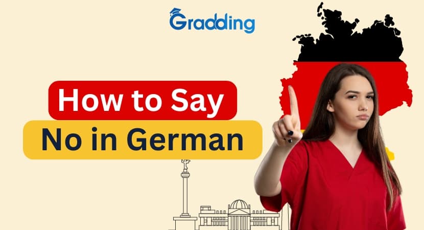 How to Say “No” in German? Find different ways to say no in German | Gradding.com