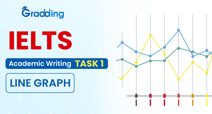 IELTS Academic Writing Task 1 Line Graph Know all about IELTS Academic Writing Topics with Gradding.com
