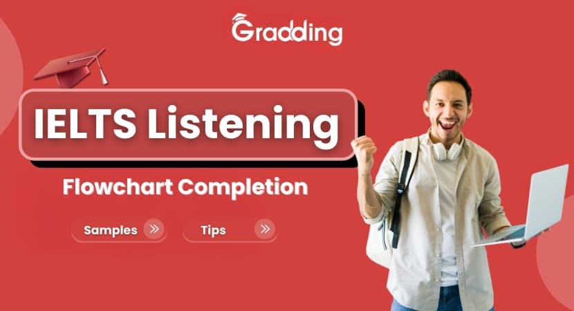 Flowchart Completion IELTS Listening Practice Example A Complete Guide for IELTS listening flow chart completion|Gradding.com
