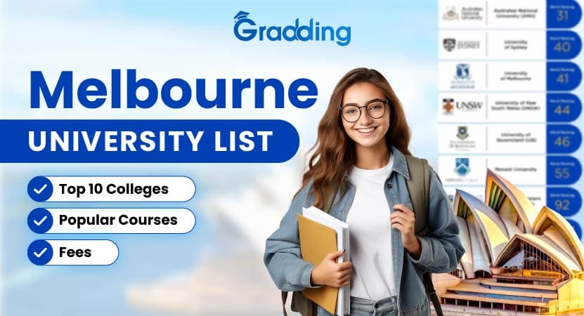 Melbourne University List Explore top 10 colleges in Melbourne university list I Gradding.com