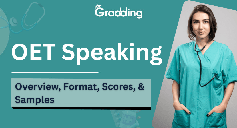 OET Speaking Test: format, samples, cores and tips Explore all in one guide for the OET speaking test with Gradding.com.