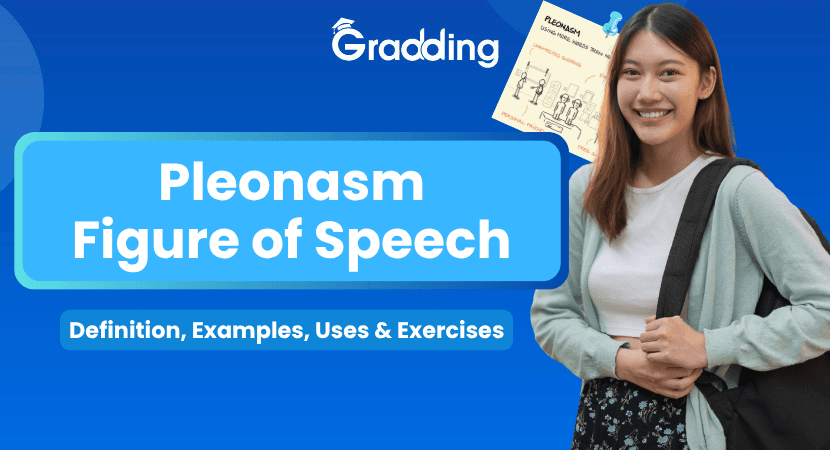Pleonasm Figure of Speech Learn about Pleonasm Figure of speech with examples and practice worksheets| Gradding.com