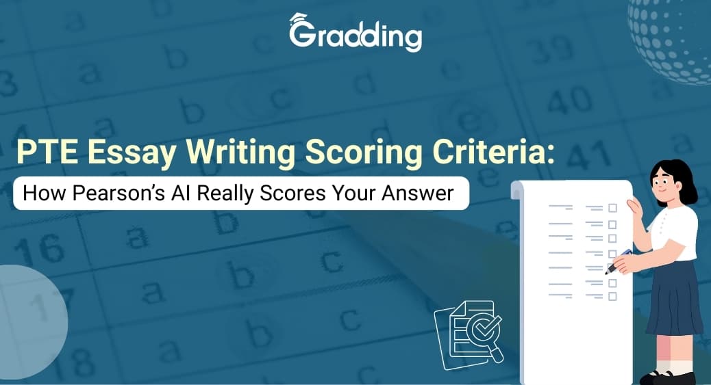 PTE Essay Writing Scoring Criteria Find detailed info on PTE Essay Writing Scoring Criteria with Gradding.com