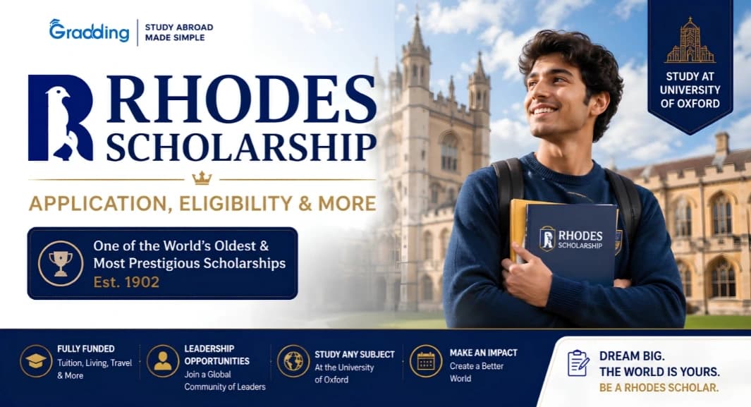 Explore Rhodes Scholarship India 2026, its eligibility criteria, benefits and application process. Let us discover Rhodes Scholarship India, costs involved | Gradding.com
