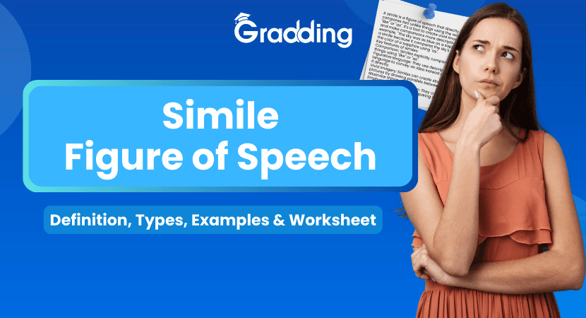 Simile Figure of Speech Definition, Examples, Usage & Worksheet Explore simile figure of speech with experts at Gradding.com