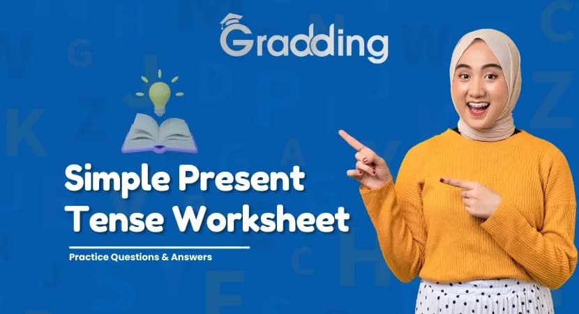 Simple Present Tense Worksheet Explore different simple present tense worksheet with answers and improve your English | Gradding.com