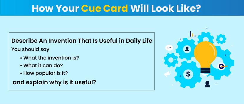 Describe an invention that is useful in daily life” cue card image | Gradding.com