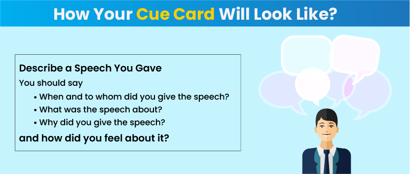 describe a speech experience you had cue card